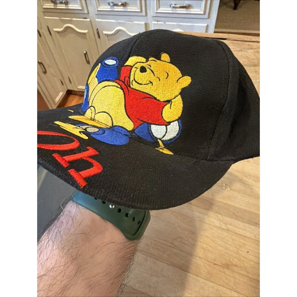 VTG Winnie the Pooh Hat Disney Goofy's Hat Co Adjustable Embroidered Cap Adult